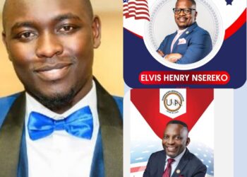 CLOCKWISE: Lambert Etibot, Henry Nsereko and Charles Muvawala