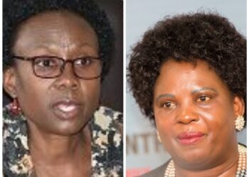 Ministers Jane Ruth Aceng and Betty Amongi