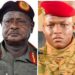 President Yoweri Museveni and Burkina Faso leader Ibrahim Traore