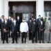 President Museveni with the Minister of Foreign Affairs Mr. Hayashi Yoshimasa and his delegation