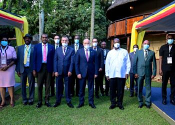 President Museveni with Algerian Delegation