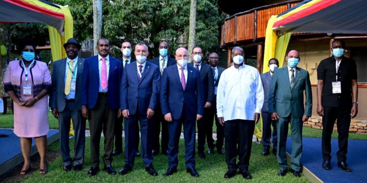 President Museveni with Algerian Delegation