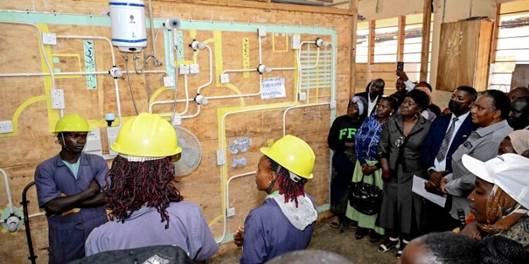 and parents what they have learnt at the PISG/B Kikoni center in Kampala on 18th September 2023. Photo by PPU/ Tony Rujuta.