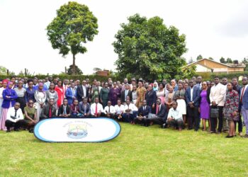 Guild Leaders, Deans and KABALE University VC Prof. Joy Kwesiga