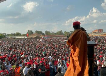 Bobi Wine in Luweero