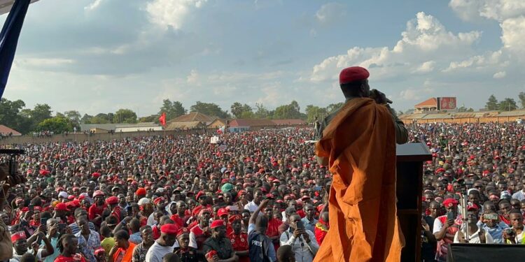 Bobi Wine in Luweero