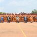 President Museveni at the commissioning of the Uganda Prisons Service