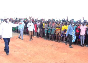 President Museveni in Moroto