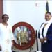 UNAIDS ED Winnie Byanyima with Presidency Minister Babirye Milly Babalanda