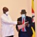 President Museveni with Dr. Jama Musse Jama