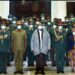 President Museveni with a delegation from Botswana Defence Command and Staff College