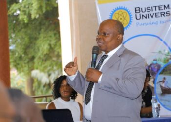 Assoc Prof Joseph Matovu of Busitema University disseminating research findings 
