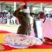 President Museveni paying respect to the body of the late Brig Gen Pierino Okoya