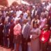 Utilities GIS Conference participants in a group photo at Kampala Hotel Africana on Thursday