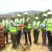Ground breaking at the ICU site