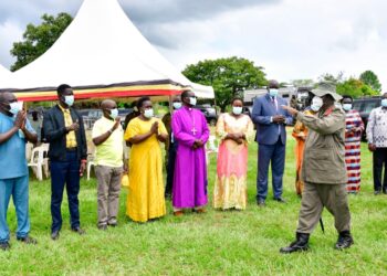 President Museveni in Amuru district