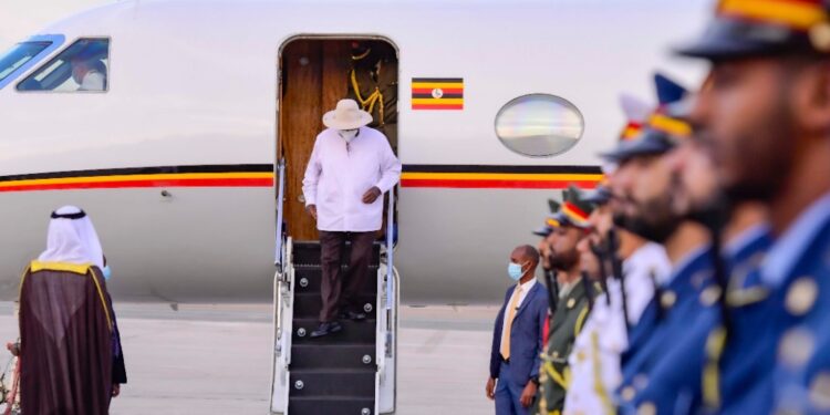 President Museveni in Abu Dhabi