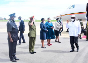 President Museveni back to Uganda from UAE