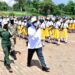 President Museveni inspects parades of students