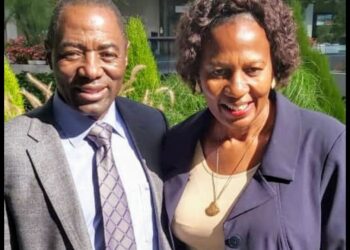 Prof Tenywa and wife Harriet