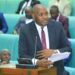 The Minister of Information, Communication Technology and National Guidance, Chris Baryomunsi on the Floor of the House on Wednesday, 06 December 2023