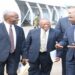 (L-R): Hon. James Nsaba Buturo (NRM, Bufumbira East), the Chancellor, Makerere University Dr. Ezra Suruma and the Deputy Speaker, Hon. Thomas Tayebwa at the second national conference on Ethics and Morality held at Kololo Ceremonial Grounds on Wednesday, 06 December 2023