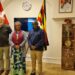 L-R: Mr. Bo Finn Poulsen CEO Bravo Tourism Denmark, H. E. Ambassador Margaret Otteskov Uganda Head Of Mission Copenhagen, Ambassador Hajji Abbey Walusimbi SPA Office Of The President