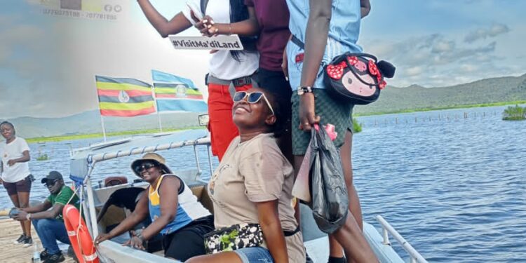 Fired up guests preparing to go for a boat cruise on the Nile during a recent visit to Arra Fishing Lodge