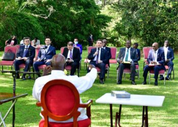 President Museveni in a meeting with a delegation from Azerbaijan