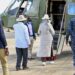 President Museveni with Mama Janet leaving for Rwakitura