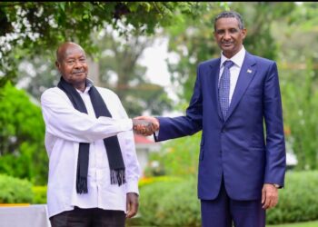 President Museveni with Gen. Mohamed Hamdan Dagalo