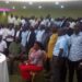 Uganda Professional Drivers Network members in a group photo at Kampala Imperial Royale Hotel on Tuesday