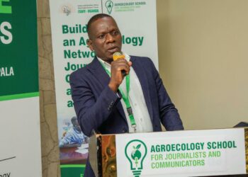 Sunday Bob George, the Senior Agricultural Officer for Food in the Ministry of Agriculture, Animal Industry & Fisheries (MAAIF), while making his keynote speech