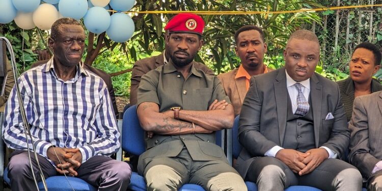 Dr. Kizza Besigye, Bobi Wine and Erias Lukwago