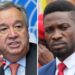 UN Secretary General Antonio Guterres and Bobi Wine