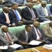 A cross section of the House showing Government Ministers on the Front Bench and Members of Parliament on the backbenches