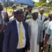 Dr Sam Mayanja, the Minister of State for Lands, addresses the Muslim fraternity in Jinja recently
