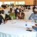 Muslim leaders meeting with heads of different Security organisations for a two day conference to counter & prevent violent extremism and terrorism in Uganda at Golf Course Hotel on Wednesday
