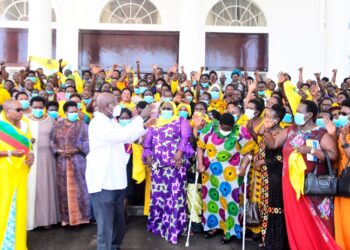 President Museveni with women leaders