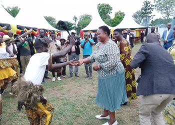 Hon. Babalanda at the opening function