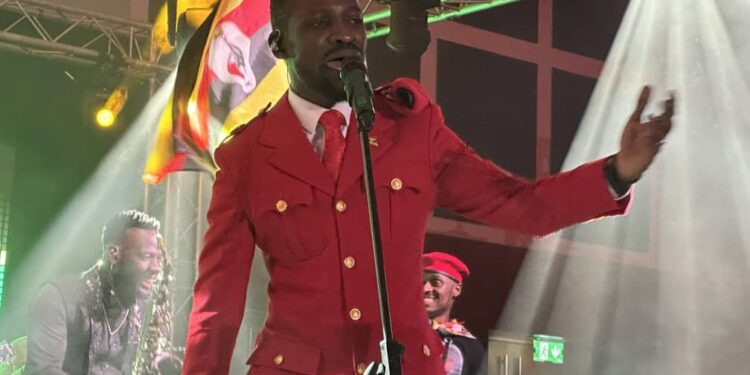 Bobi Wine Performing in London on April 2024