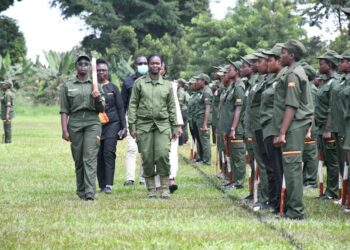 Commissioner Hellen Seku at Gayaza High School