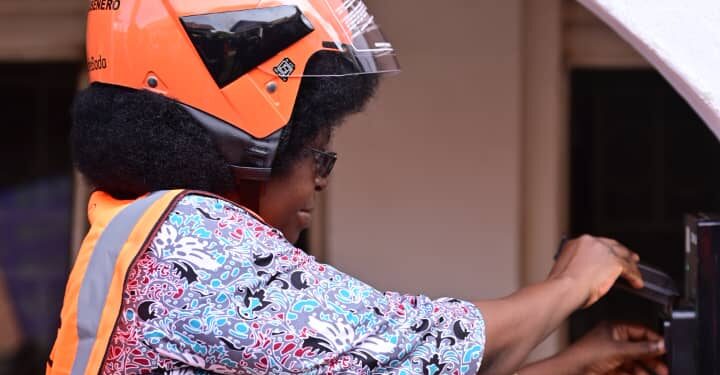 Dr. Monica Musenero praised SafeBoda's EV Tier initiative for its role in promoting E-Mobility uptake and contributing to the realization of the national vision. Photo@SafeBoda