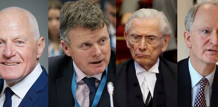 Lord Michael Cashman, Lord Richard Benyon, Lord Norman Fowler and Lord Henry Bellingham