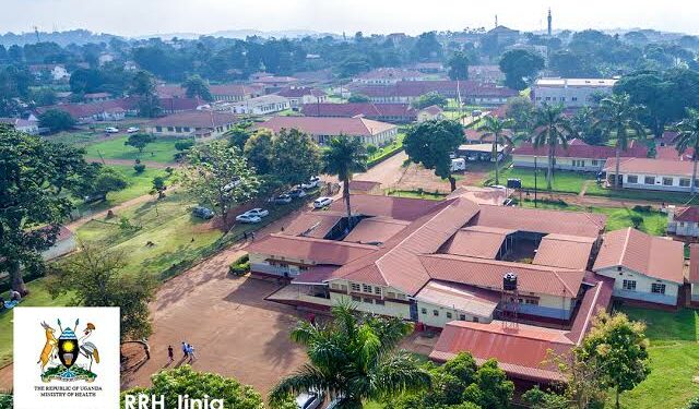 Aerial view of Jinja Regional Referral Hospital