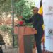 Dr. Akankwasa Barirega addressing Journalists at the Uganda Media Centre on Monday