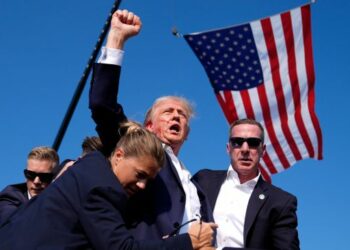 Trump after being shot at recently