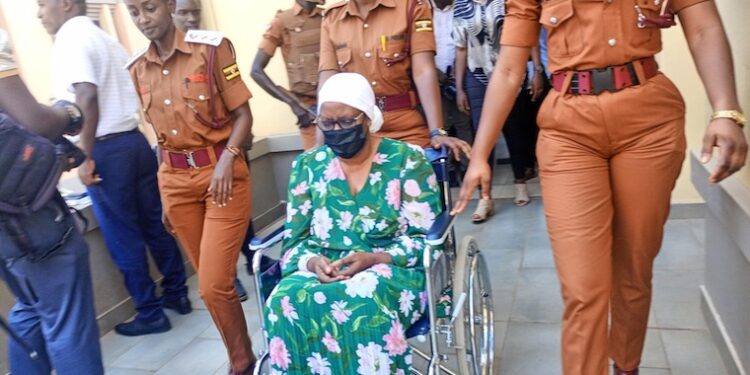 Molly Katanga in wheelchair