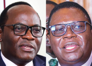 Mathias Mpuuga and Norbert Mao
