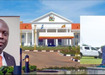 State House Entebbe, Inset- Haji Kirunda and Hon. Kirya Bernard Sekyanzi
